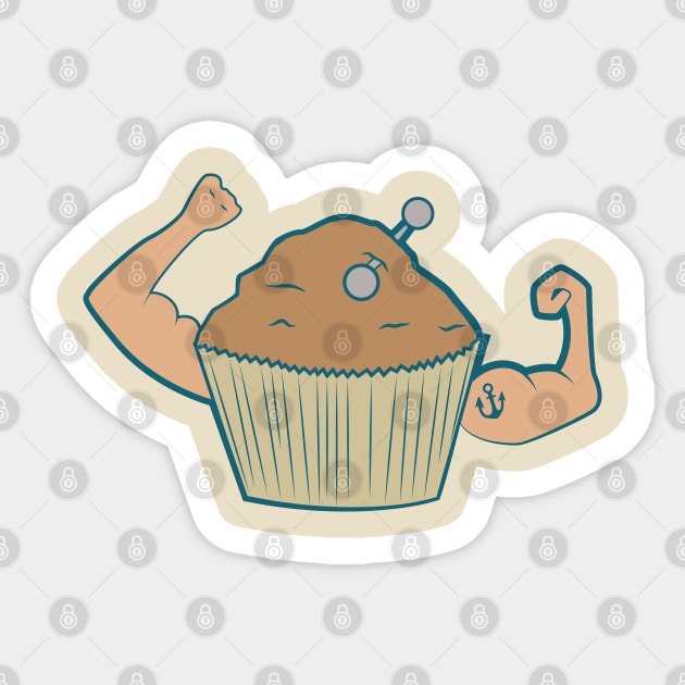 Stud Muffin Sticker by Svaeth